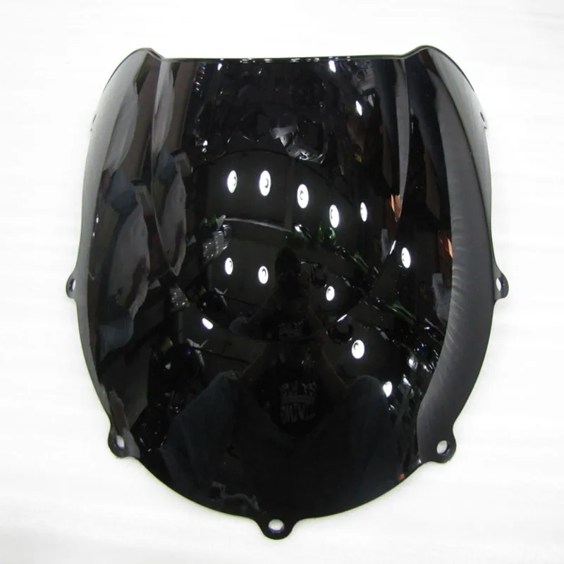 Лобовое стекло для мотоцикла черный экран с двойным пузырьком Suzuki GSXR 1996 97 98 GSX R 600