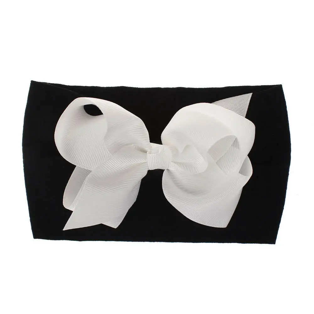 Pudcoco Girl Headwear 0-6Y Soft Baby Girls Kids Toddler Bow Hairband Headband Turban Big Knot Head-Wrap New | Детская одежда и