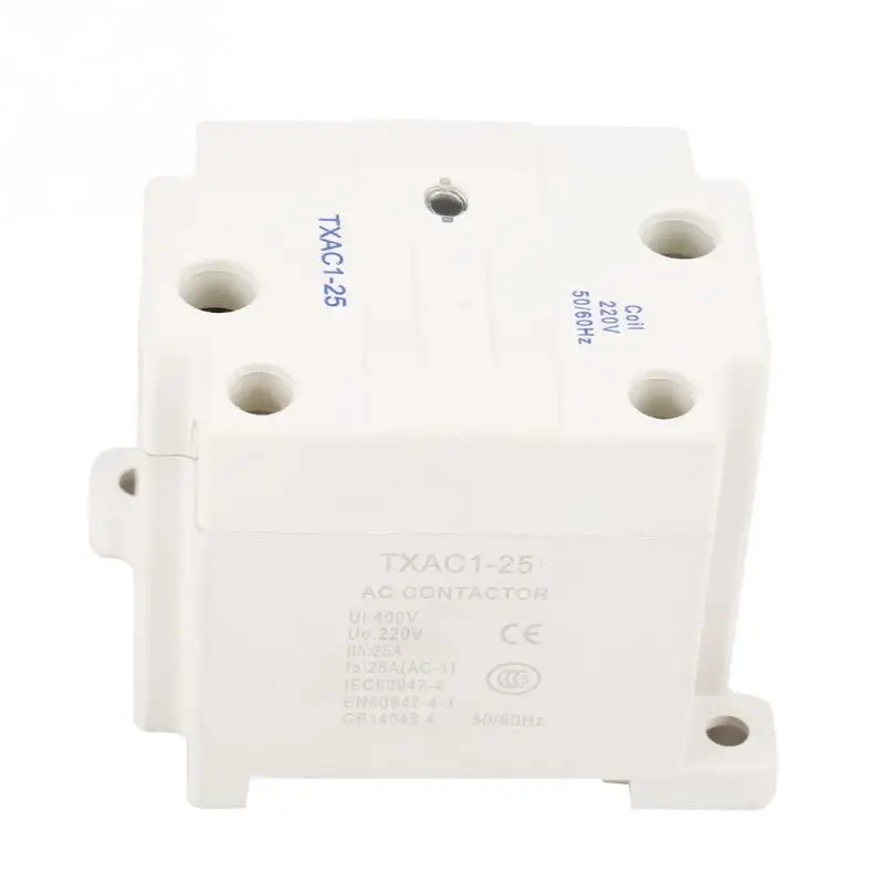 TXAC1 25 UI400V 25A однополюсный инструмент без контактора переменного тока 220 В 50/60 Гц
