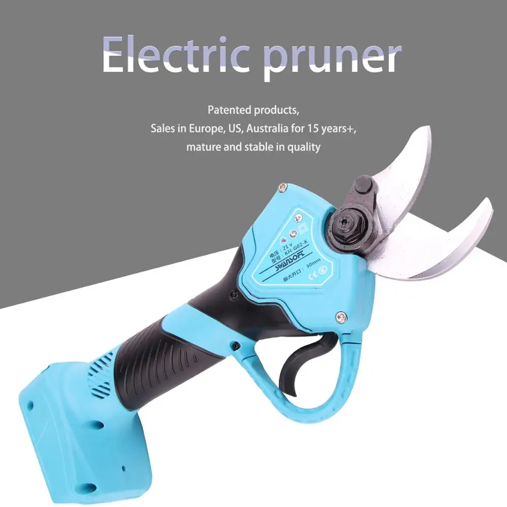 

Rechargeable Electric Cordless pruning scissors operating voltage dc21v