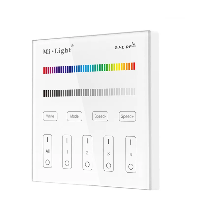 CLAITE 4-Zone AC180V-240V RGB/RGBW умная панель дистанционного управления Светодиодный