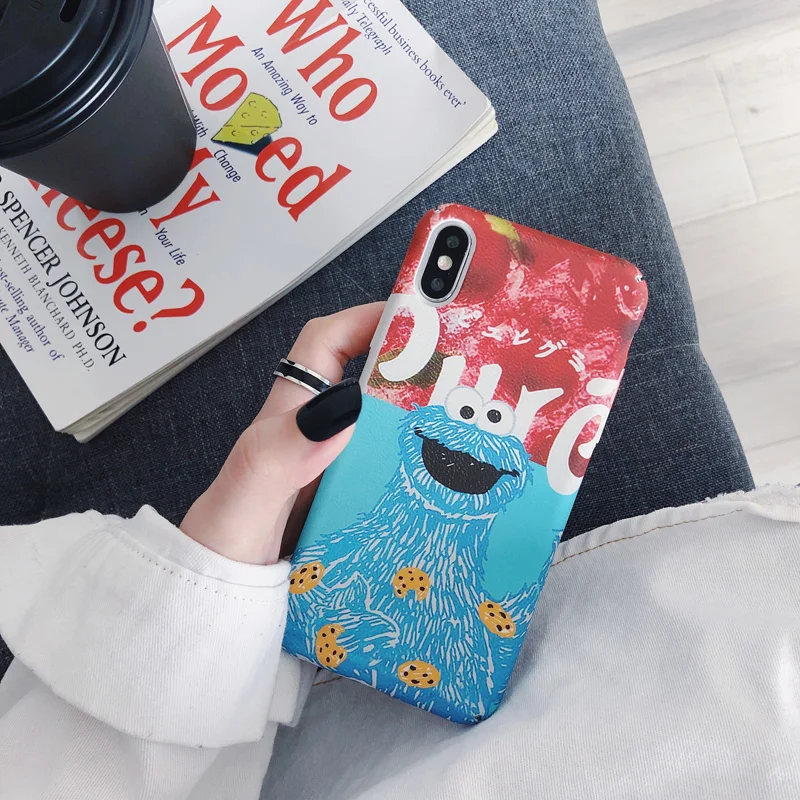 Модный чехол для мобильного телефона с милым мультяшным принтом allinos IPhone X XS XR XSMax 8