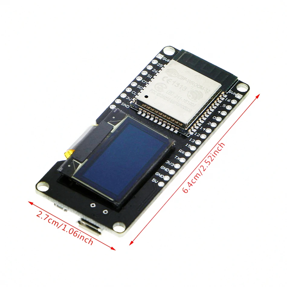 ESP32 OLED для Wemos Wi Fi модуль Bluetooth двойной ESP 32 32S ESP8266 Arduino|Интегральные схемы| |