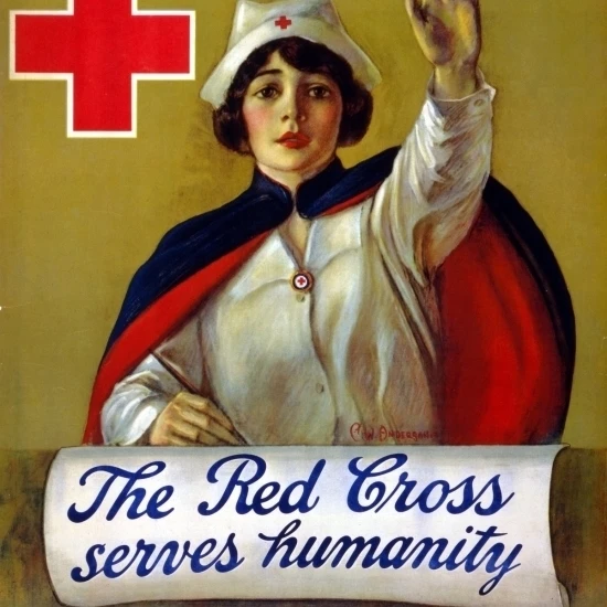 WWI Красный Крест служит человечеству Join Now/C.W. Anderson. Постер (24x36)|Таблички и знаки| |