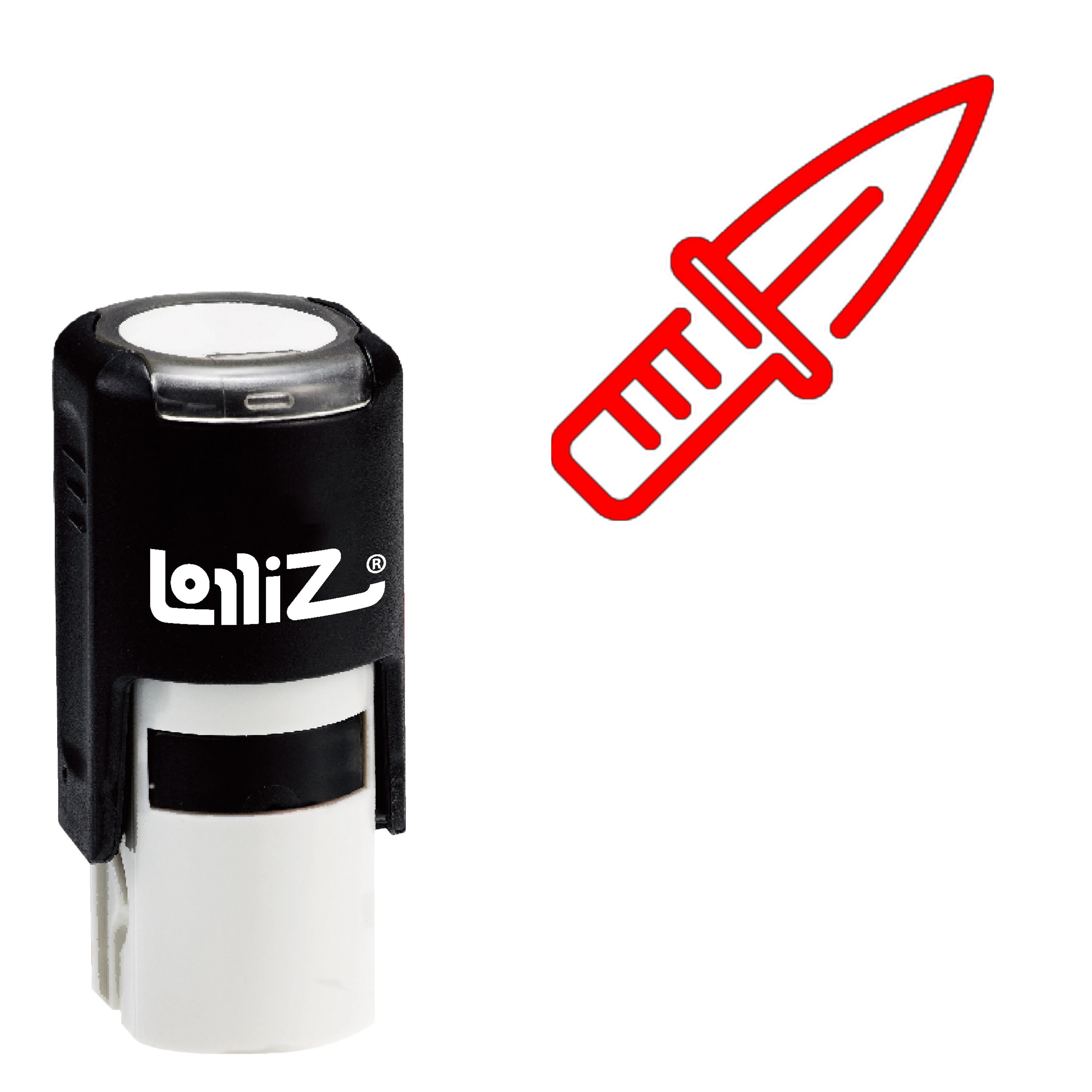 

LolliZ нож самозатачивающийся резиновый штамп-Современная серия символов