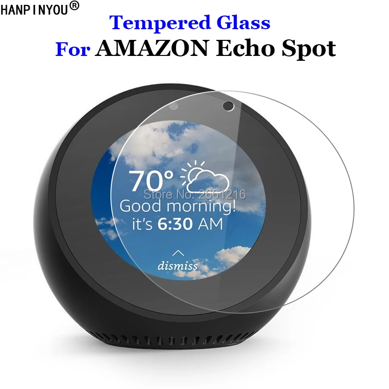 Для AMAZON Echo Spot закаленное стекло 9H 2.5D Премиум Защитная пленка для экрана