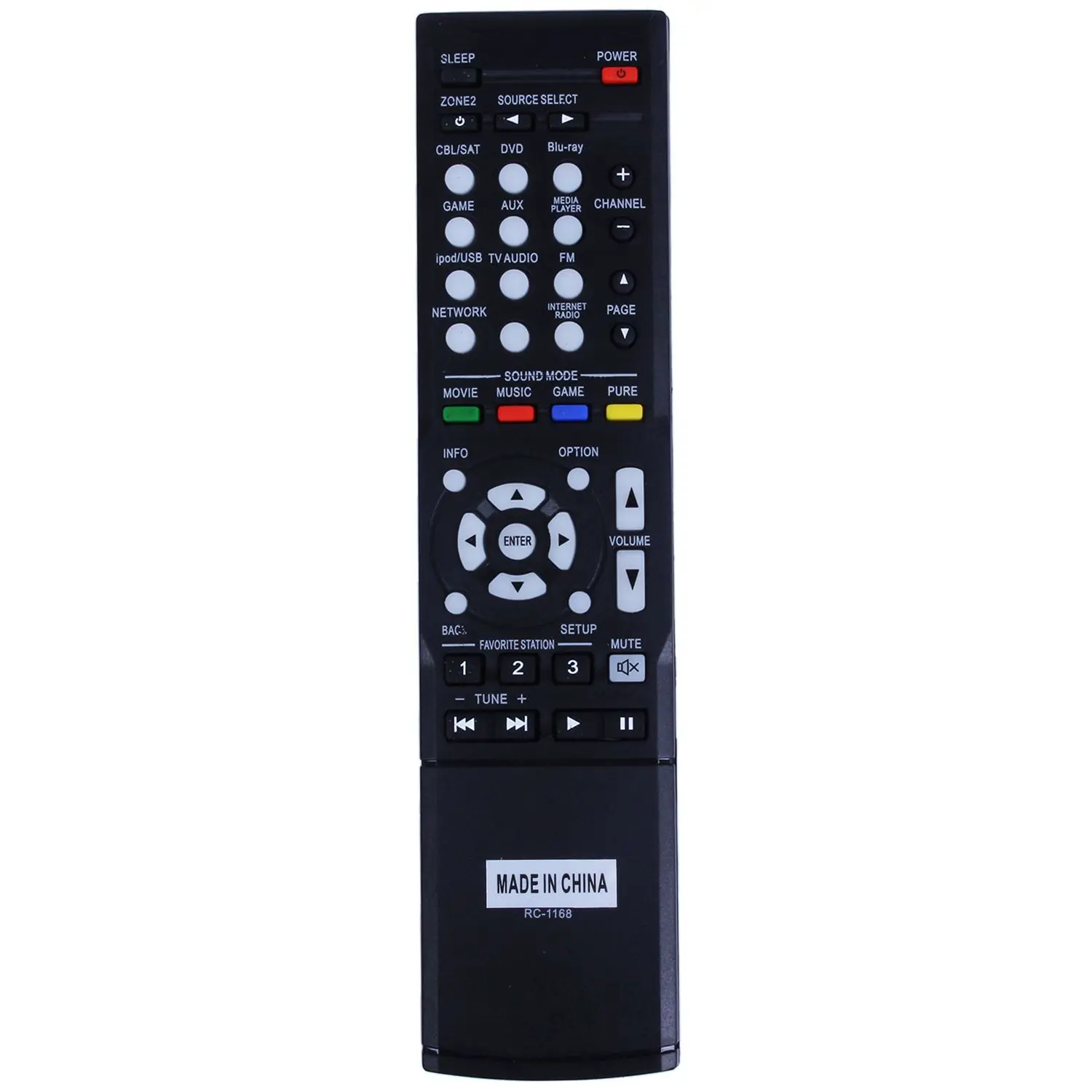 Полный пульт дистанционного управления RC 1168 для DENON AVR1613 AVR1713 1912 1911 2312