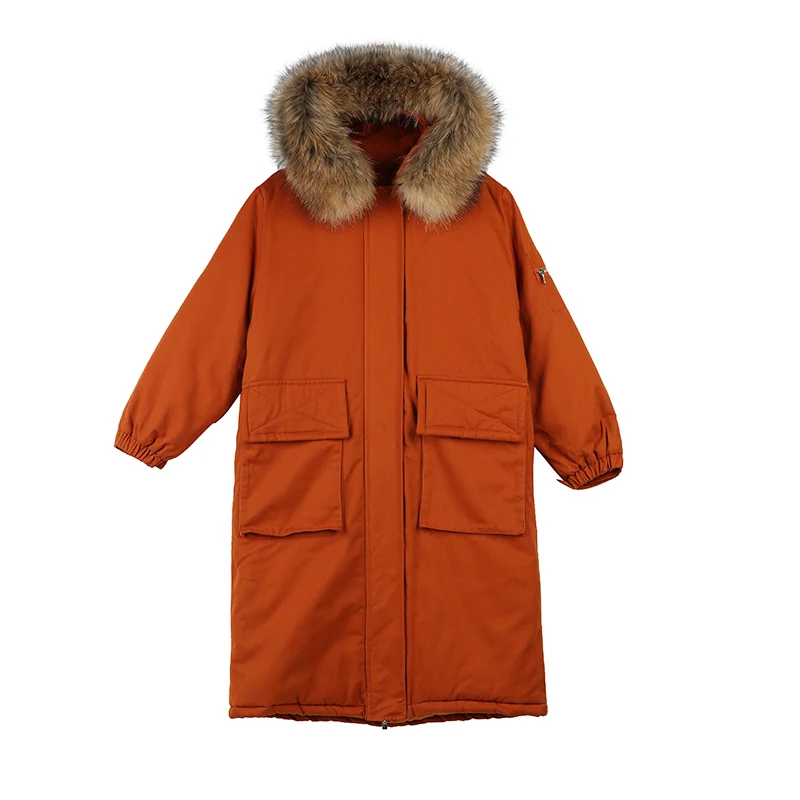 2018 New Plus Size Winter Jacket Women Hooded Fur Collar Parkas Thicken Warm Cotton Fashion Loose Long Coat Wadded LS40 | Женская одежда
