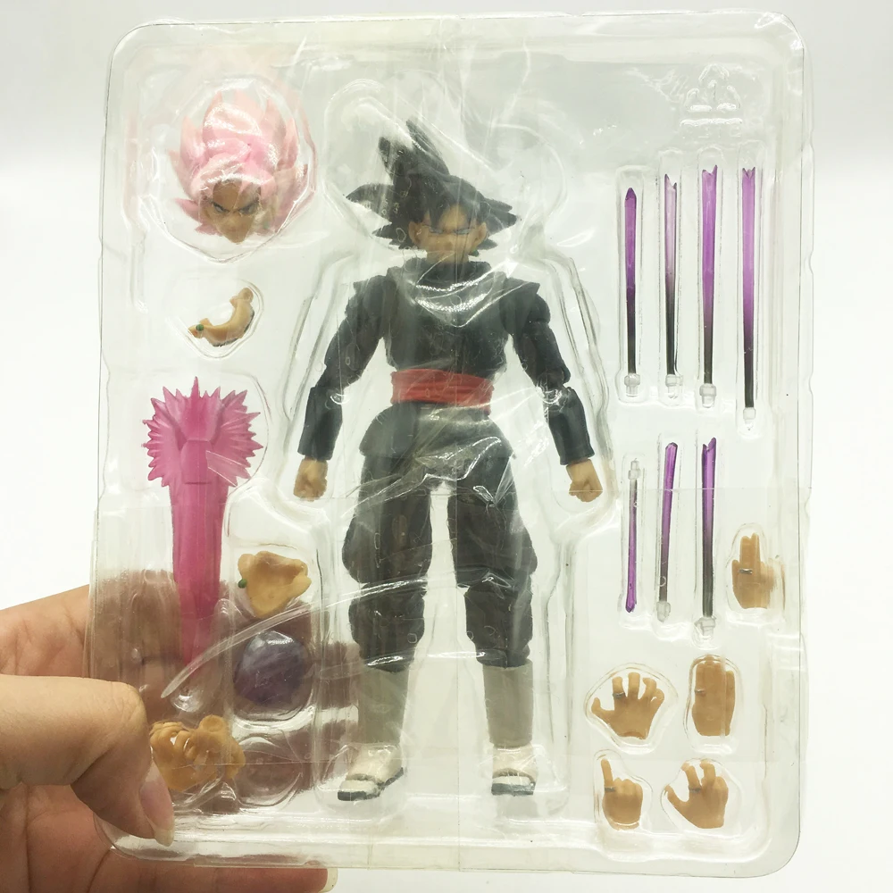 Shfiguarts Dragon Ball Z Супер Саян Гоку черный подвижные фигурки Коллекция Модель общие