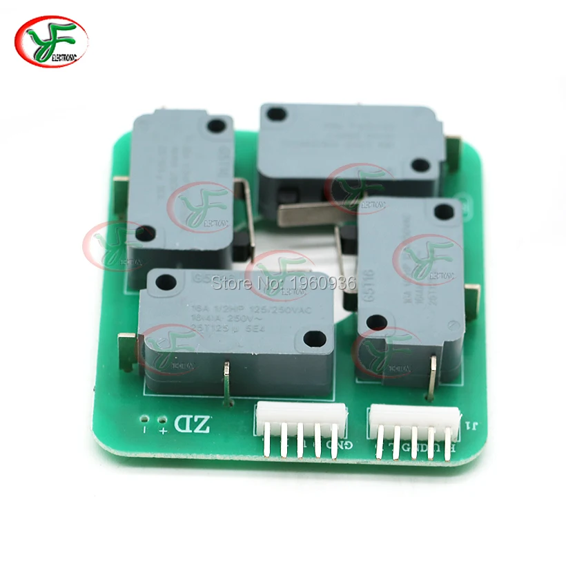 1 шт. двойной 5-контактный светодиодный аркадный джойстик pcb подсветка печатная