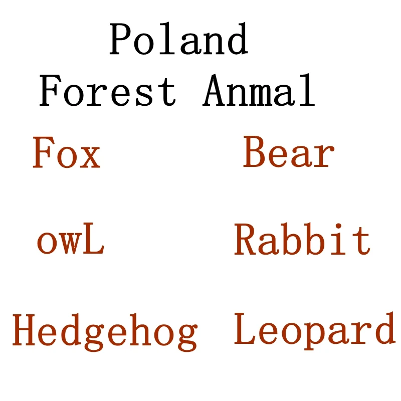 Sweetie Forest Pluszaki Gang slodziakow Animals Toy Funny Fox Bear lynx Beaver Stuffed Plush Doll Kids Christmas Gift | Игрушки и хобби