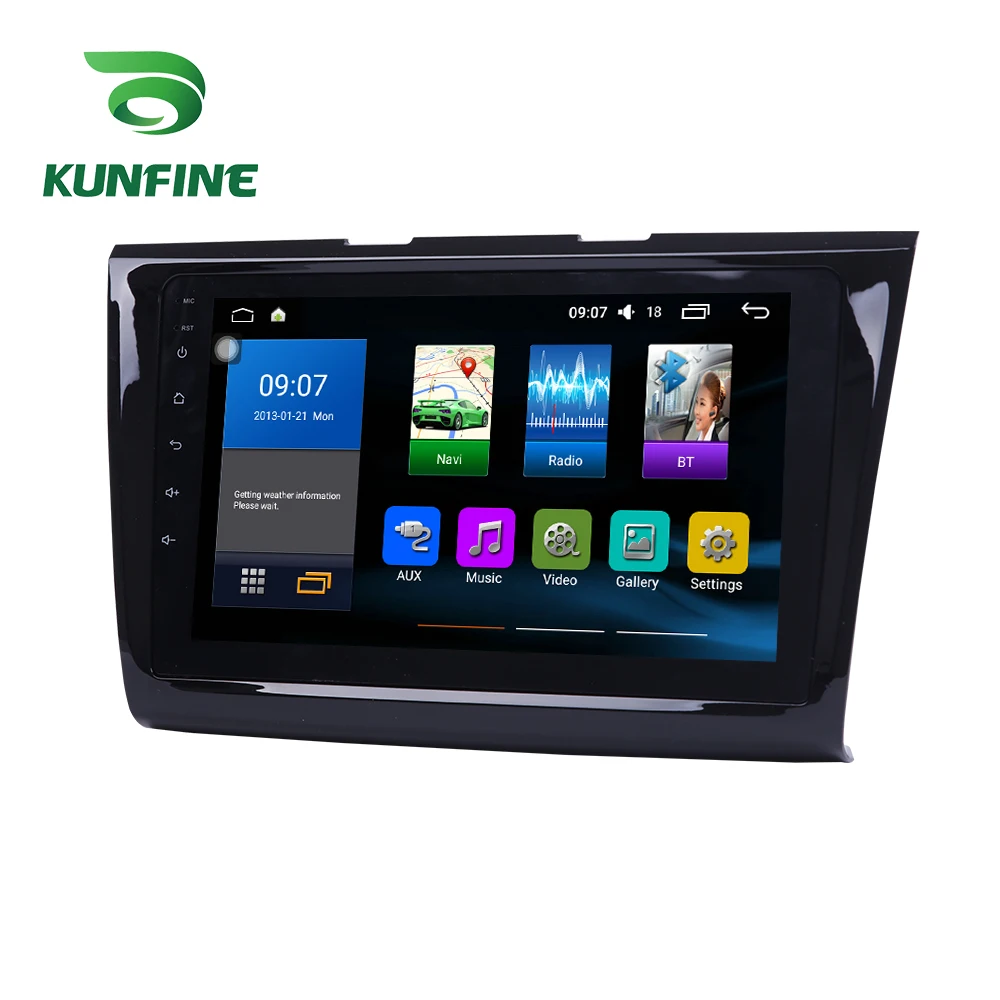Восьмиядерный 1024*600 Android 8 1 автомобильный DVD GPS навигационный плеер Deckless стерео для