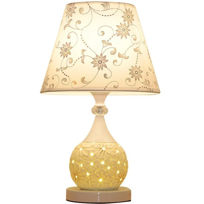 Chevet Chambre Lampe Tischlampe Mariage Европейская свадебная лампа Noche Lampara дом деко Luminaria De Mesa