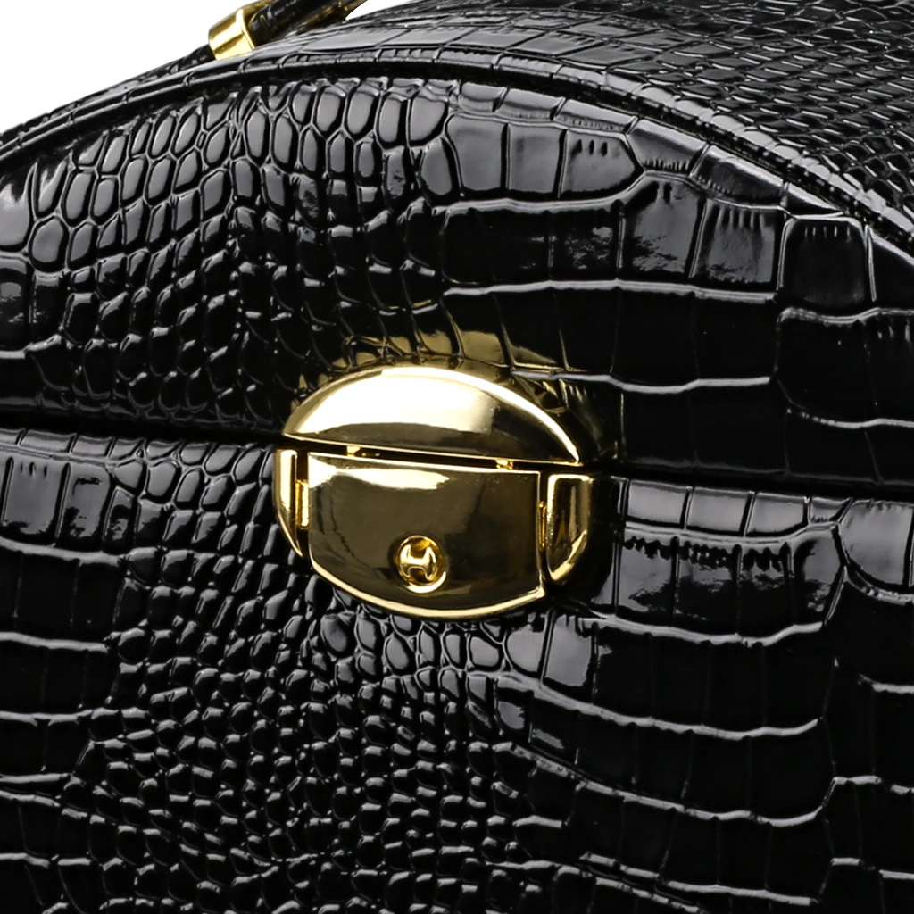 LANGRIA тисненая крокодиловая зернистая искусственная кожа узор коробка для