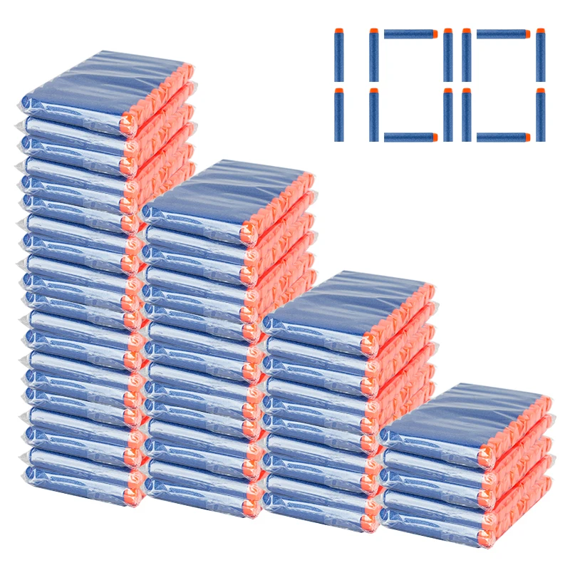 100 шт. Дартс для Nerf сплошной твердой головкой 7 2 см заправка игрушка дартс