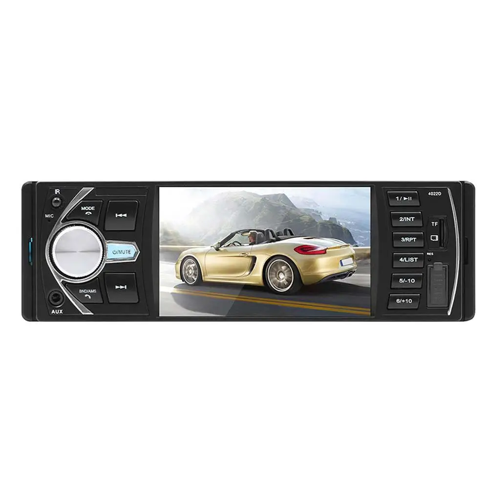 4 1 &quotАвтомобильный мультимедийный плеер Bluetooth FM стерео радио DIN автомобильный MP5
