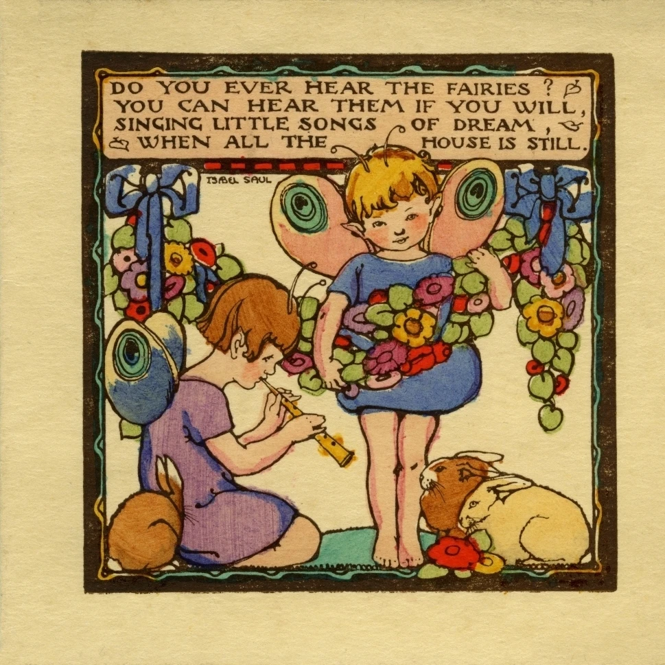 Вы когда либо слышите Феи плакат печать Мэри Эванс картина Librarypeter & Dawn Cope