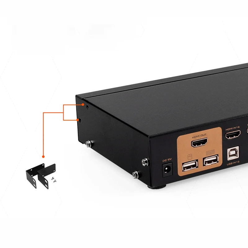 16 портов HD переключатель автоматический USB KVM клавиатуры мыши full 1080P ИК пульт