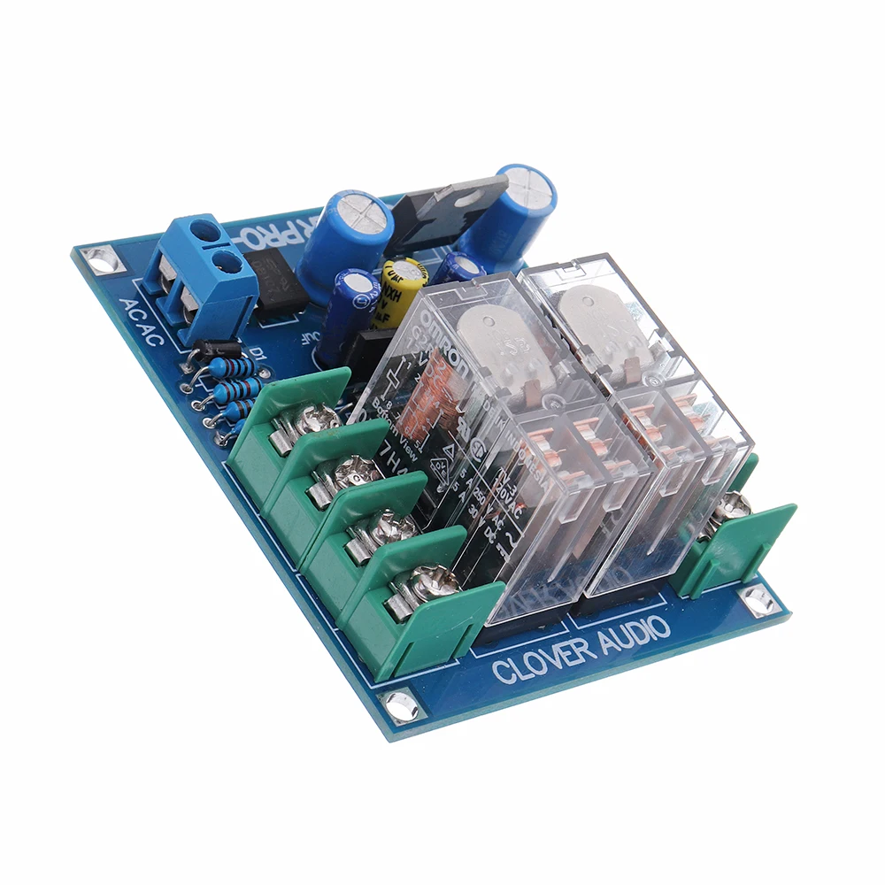 UPC1237 динамик Защита доска двойной Omron Реле для HIFI усилитель DIY динамик Комплект