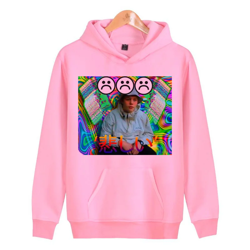 Новинка 2019 модные толстовки yung lean мужская толстовка с капюшоном и принтом