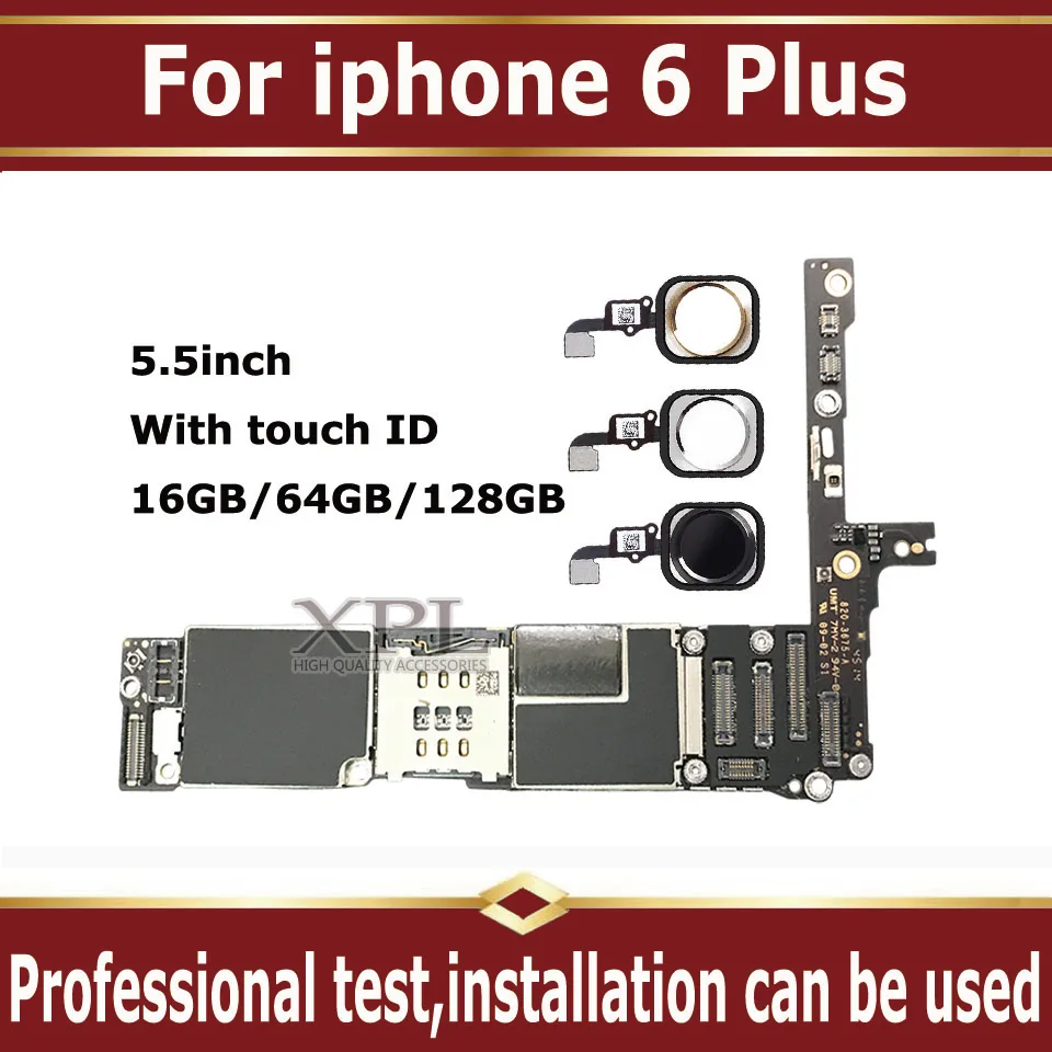 Заводская разблокированная материнская плата для iphone 6 plus 16 Гб 64 128 ГБ IOS