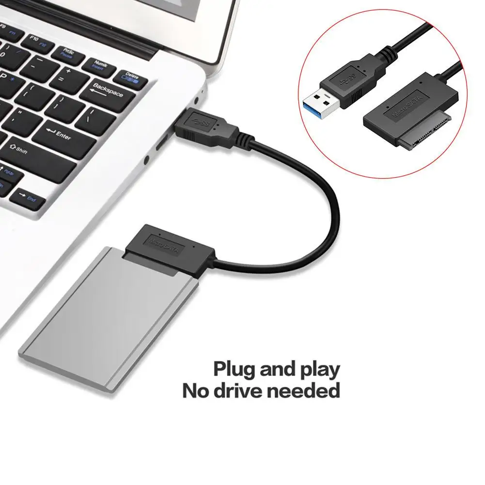 Новый Slimline SATA к USB 3 0 SATA7 + 9pin адаптеру Micro 16 Pin для жесткого диска| |
