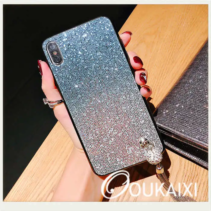 OUKAIXI сверло с подвеской чехол для samsung s8 s8plus красочный Подвижный телефона