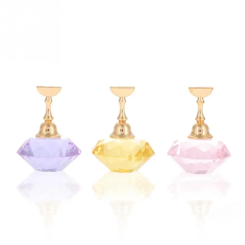 Магнитный наконечник для ногтей овальный кристалл подставка практики основание