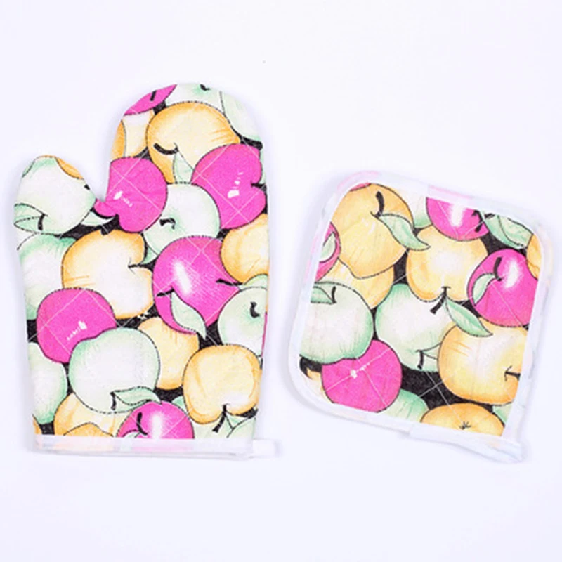 2pcs/set Practical Microwave Glove Pad Heat Proof Mat Kitchen Baking Tool | Дом и сад