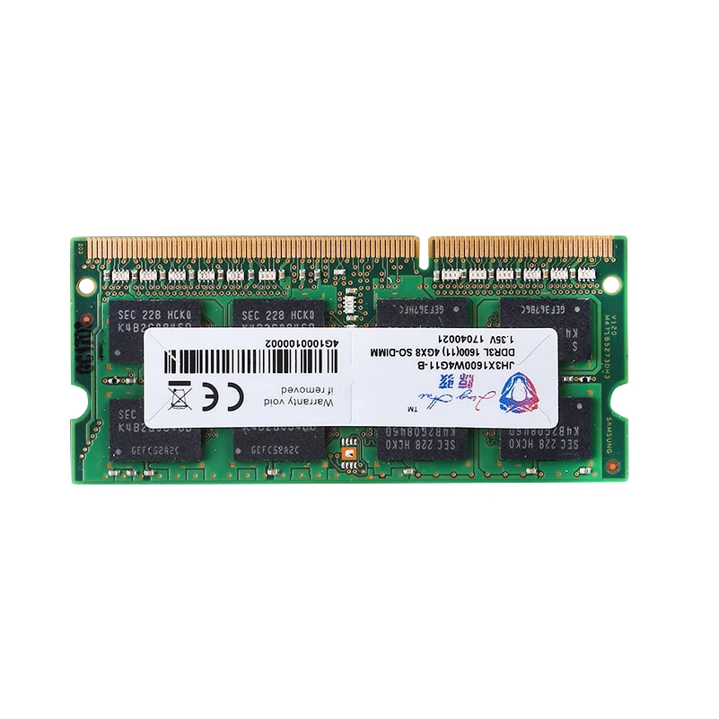 JingHai Thriller оригинальный ноутбук memory stick 4G 1600 DDR3L PC3L 12800S память компьютера 1 35
