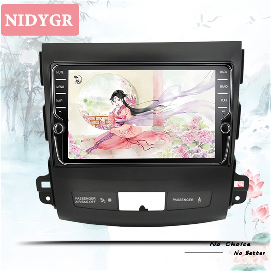 Автомобильный dvd мультимедийный плеер android 10 0 для Mitsubishi Outlander 2008-2014 2 din