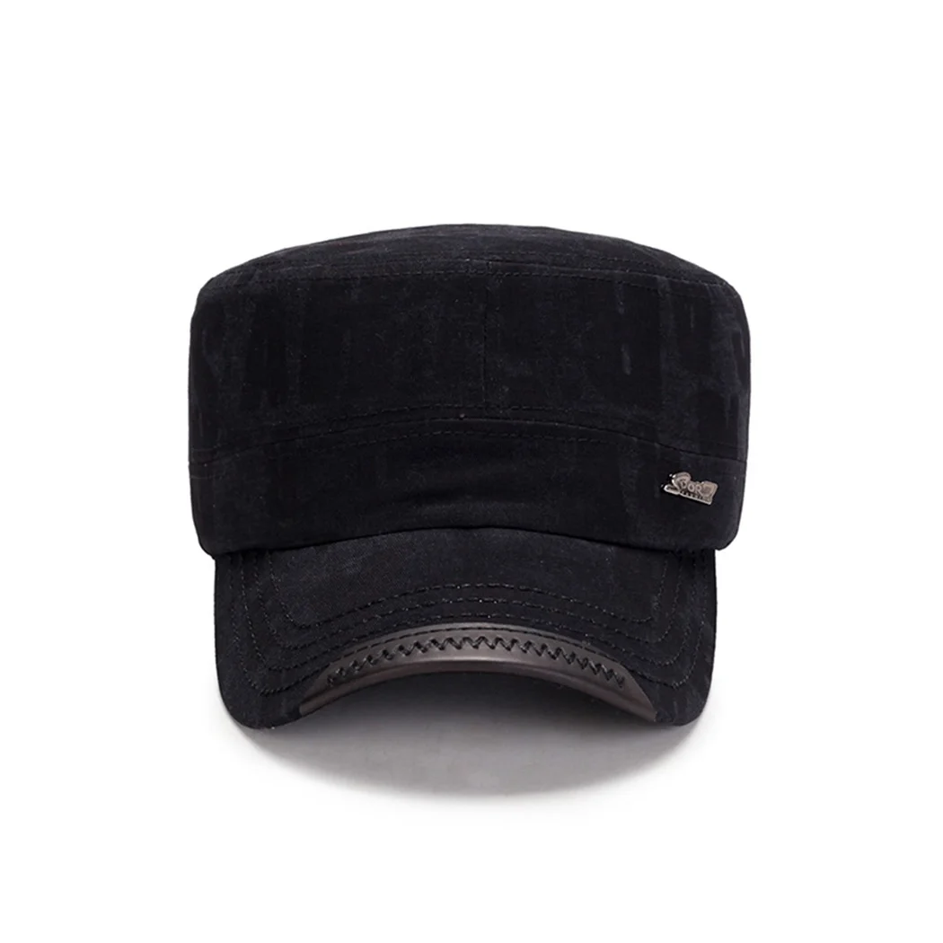 Новый стиль мужские бейсболки шляпа с плоским верхом из хлопка Snapback плоская