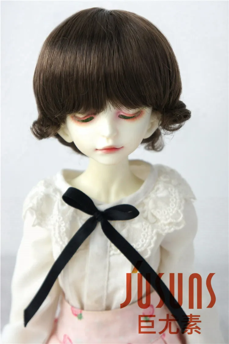 JD047 MSD кукла парик 1/4 классический курчавый BJD парики для 7-8 дюймов мягкий
