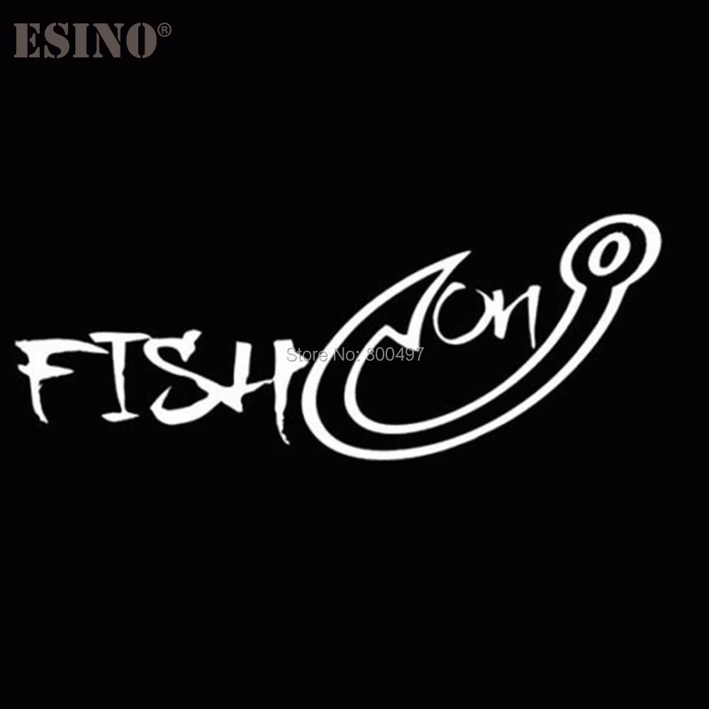 

10 x Newest Design Go Fishing Reflective Creative Auto Decal Cartoon Car Sticker Bumper Body Decal Creative Pattern Vinyl