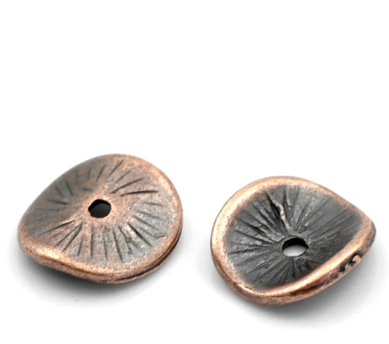

Spacer Beads Twist Round Antique Copper 10x9mm,100PCs (B22568)