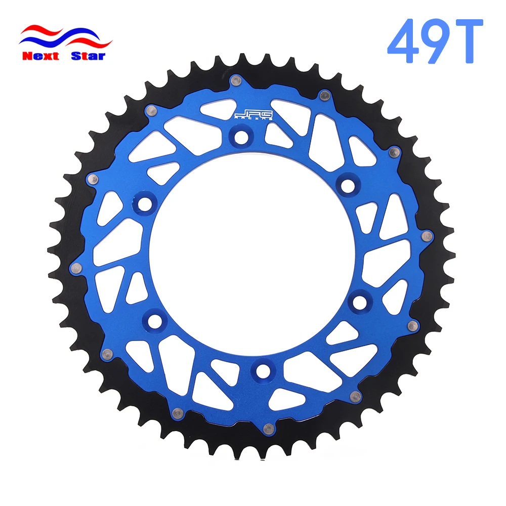Задняя звездочка цепи мотоцикла для YAMAHA YZF WRF YZ125 WR250F TTR230 WR250R 250X YZ250 YZ250F WR400F WR426F YZ426F