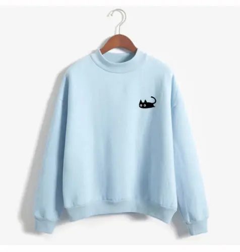 Новинка 2019 Женская толстовка с длинным рукавом свитшот джемпер капюшоном