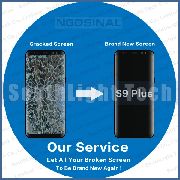 Профессиональный обновленный сервис для Samsung Galaxy S9 дисплей Plus G960 G965 ЖК экран с