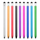Емкостный стилус WK129, силиконовая ручка с двумя наконечниками, сенсорный экран, ручка для рисования смартфонов, планшетов, металлическая ручка для письма для iPad
