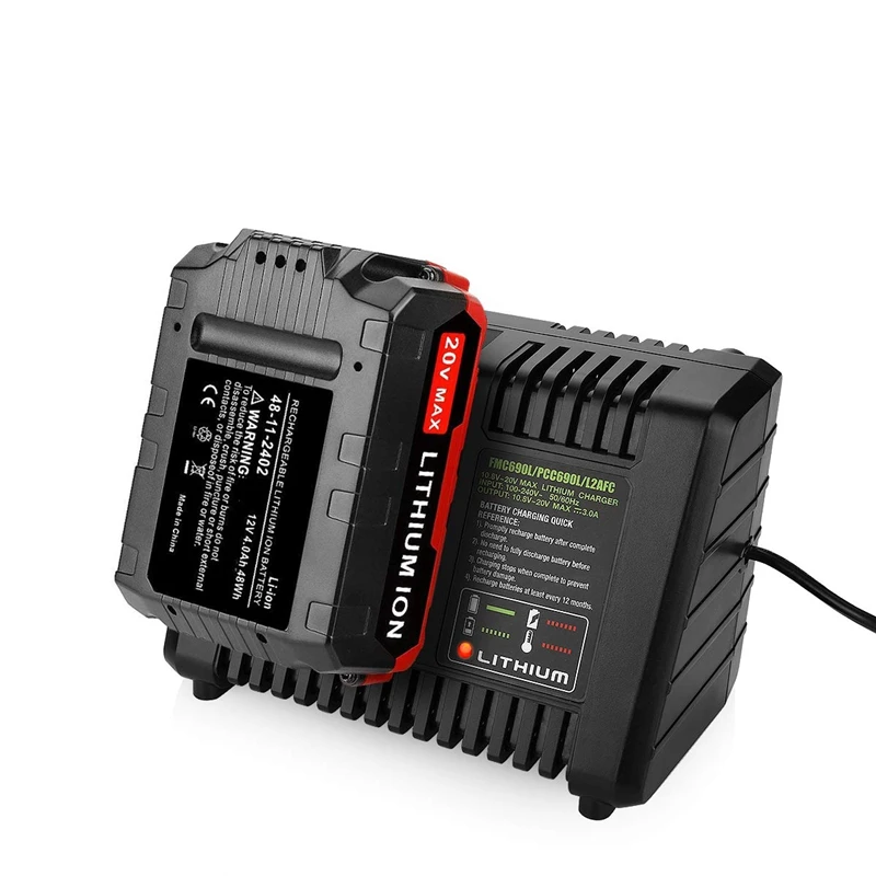 Быстрая замена зарядного устройства для кабеля Porter 20V Max литий ионный аккумулятор