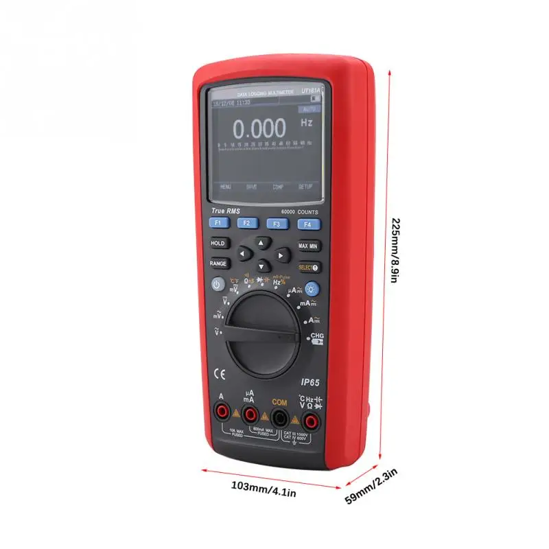 Промышленный Цифровой мультиметр UT181A с ЖК экраном True RMS 59999 отсчетов 110 240 В
