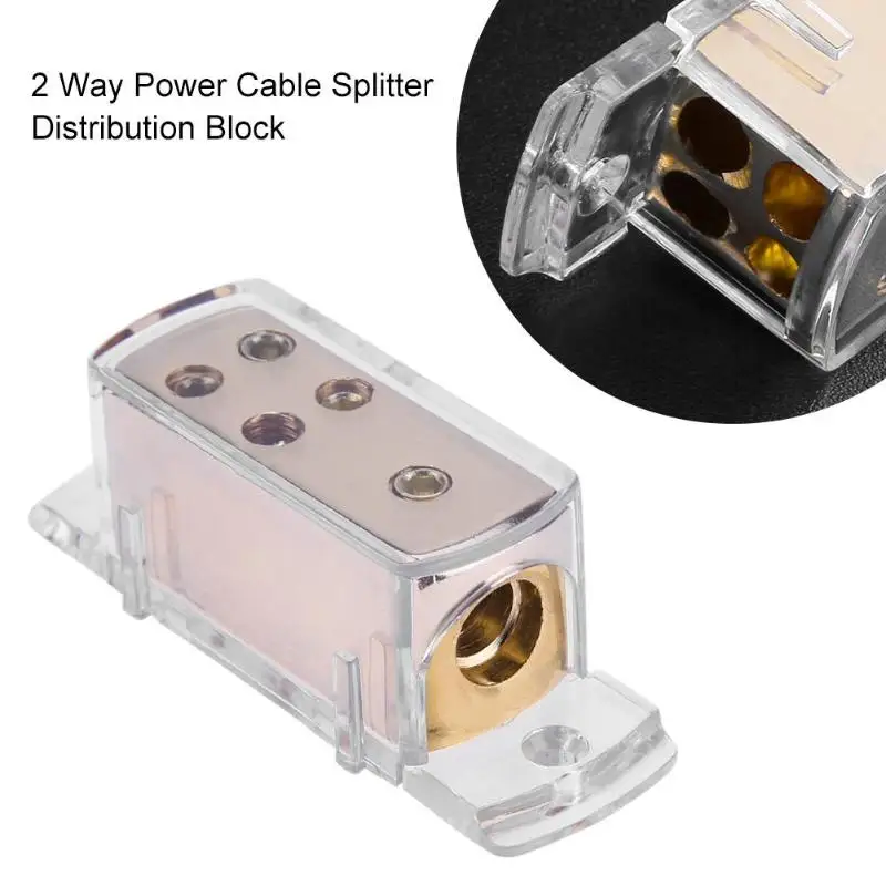 1X4AWG до 4X 8AWG автомобильный аудио кабель питания/земной сплиттер