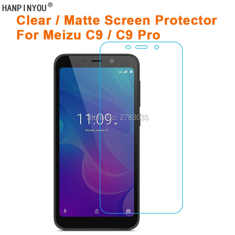 Защитная пленка для Meizu C9 / Pro прозрачная глянцевая/Антибликовая матовая экрана