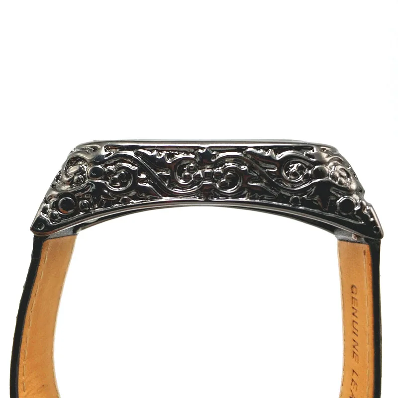 For Xiaomi Band 3 Straps Newest Retro Genuine Leather Watch Band Strap Band Replacement Wristband With Metal Case For Miband 3