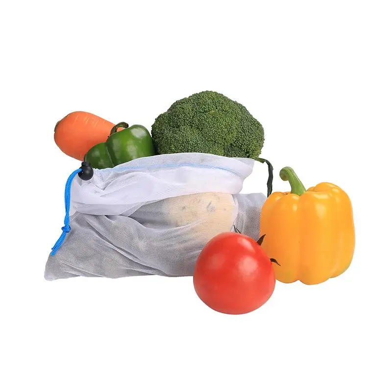 Многоразовая детская моющаяся Экологически чистая сумка для покупок продуктов - Фото №1