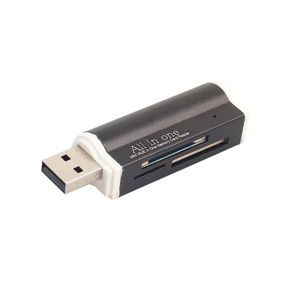 Портативный USB 2 0 все в 1 мульти устройство чтения карт памяти TF MMC SDHC M2 Memory Stick MS Duo
