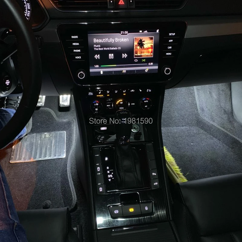 2 шт. светодиодный светильник для автомобиля Audi A3 A4 A5 A6 Volkswagen Golf 4/5/6 Skoda Octavia Fabia