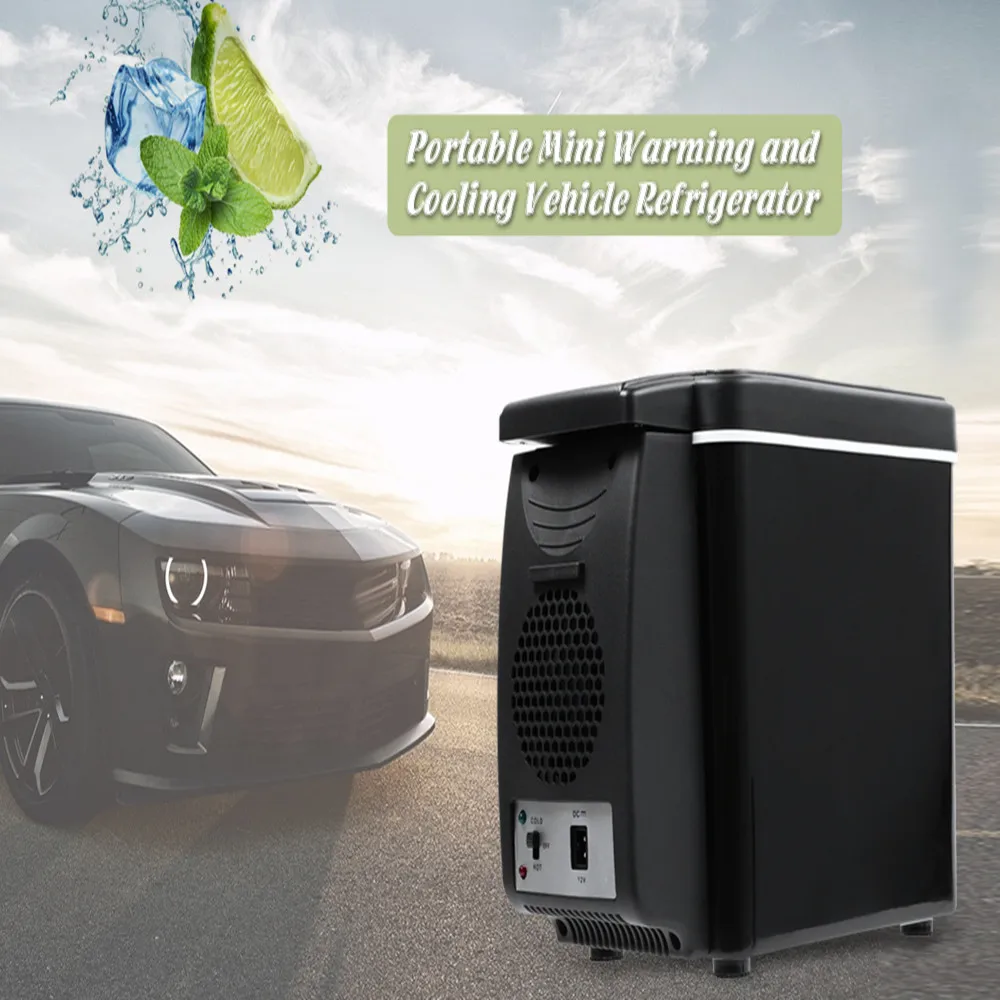 Zeepin 6L Емкость DC 12 В двойной ящик охладитель автомобильный холодильник