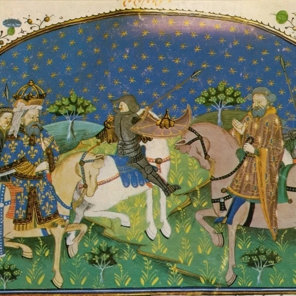 Charlemagne Saved by Roland Who Defeats Helmont постер печать наукой источник (36x24)|Таблички и знаки| |