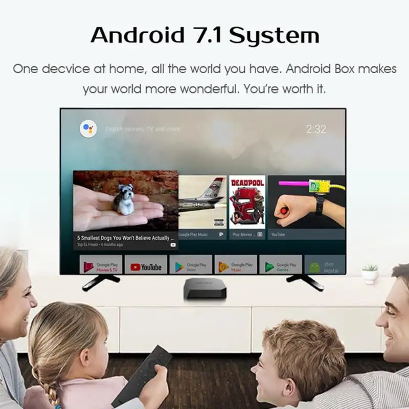 MXQ U2 + Вт Android 7 1 ТВ коробка 8 Гб W используется новая экономически эффективный чип